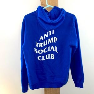 Anti trump social club hoodie